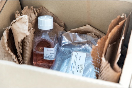 Episkin eco-responsible package inside view